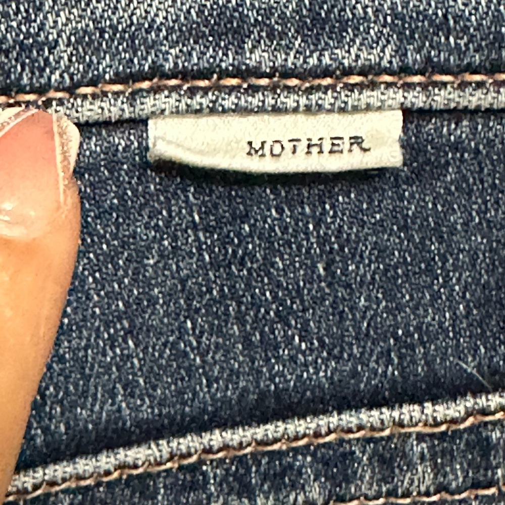 MOTHER ankle Women Blue Jeans - Picture 3 of 15